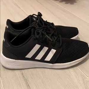 Adidas Cloudfoam Black Size 6 1/2 - Gently Used